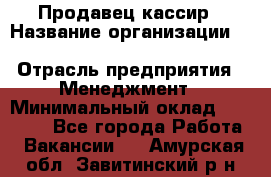 Продавец-кассир › Название организации ­ Southern Fried Chicken › Отрасль предприятия ­ Менеджмент › Минимальный оклад ­ 40 000 - Все города Работа » Вакансии   . Амурская обл.,Завитинский р-н